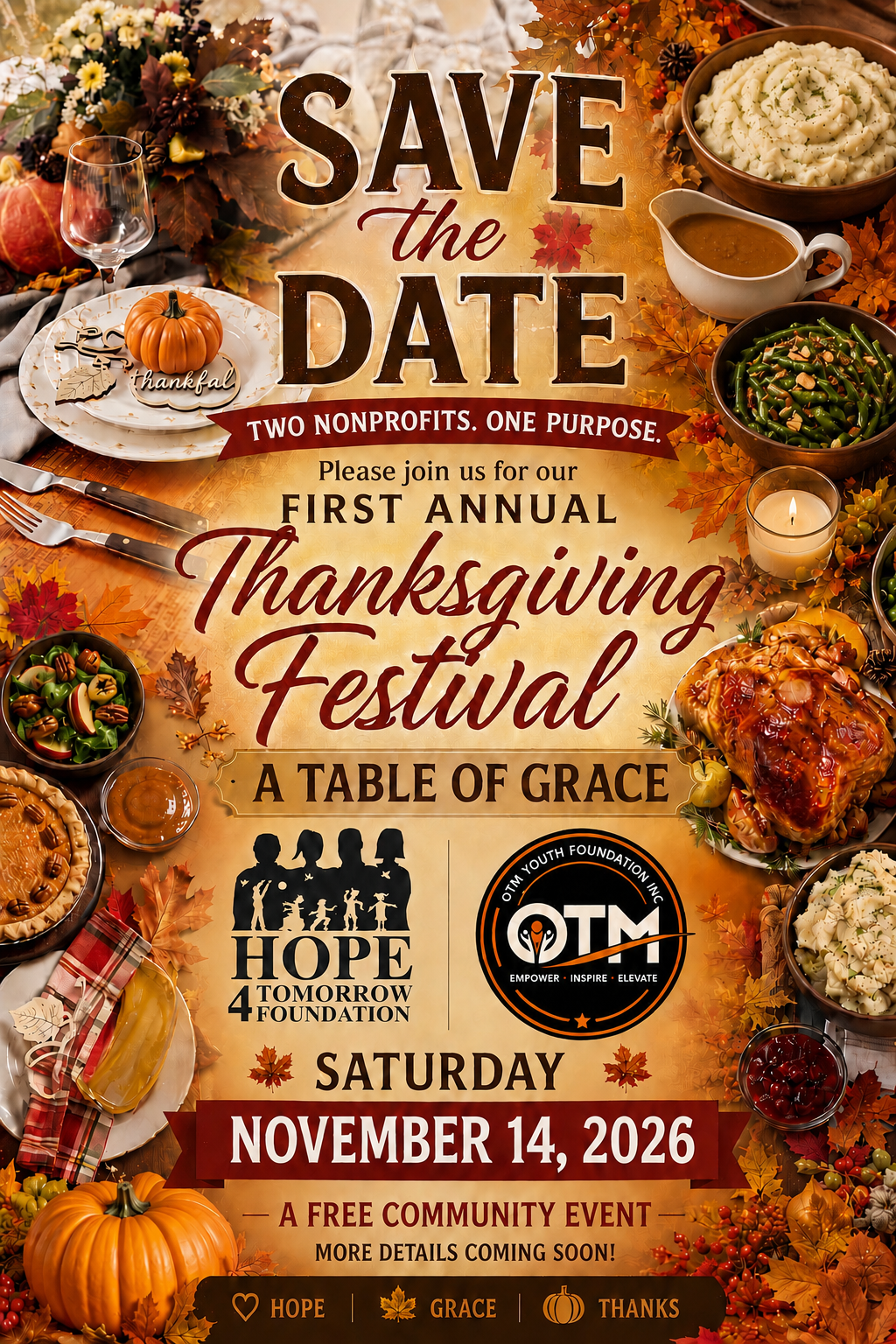 First Annual Table of Grace Thanksgiving Festival